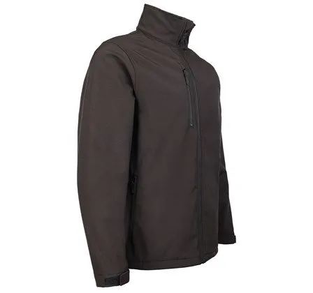 Fort Selkirk Water Resistant Breathable Softshell Jacket-BLACK