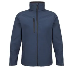 Fort Selkirk Water Resistant Breathable Softshell Jacket-NAVY