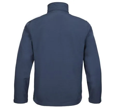 Fort Selkirk Water Resistant Breathable Softshell Jacket-NAVY