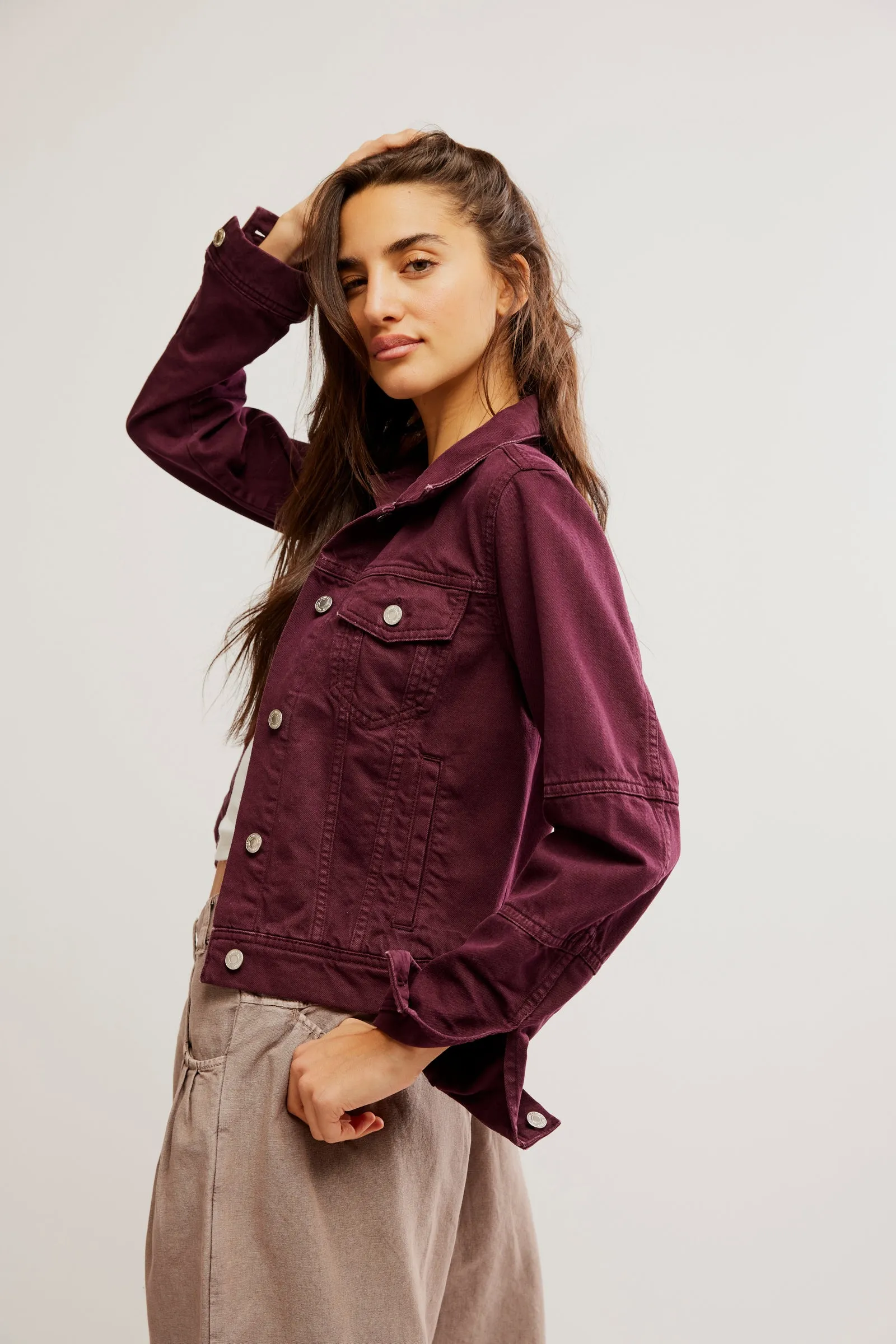 Free People Rumors Denim Jacket