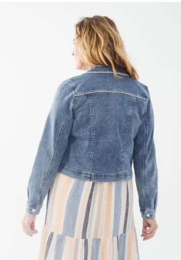 French Dressing Cropped Jacket | Denim