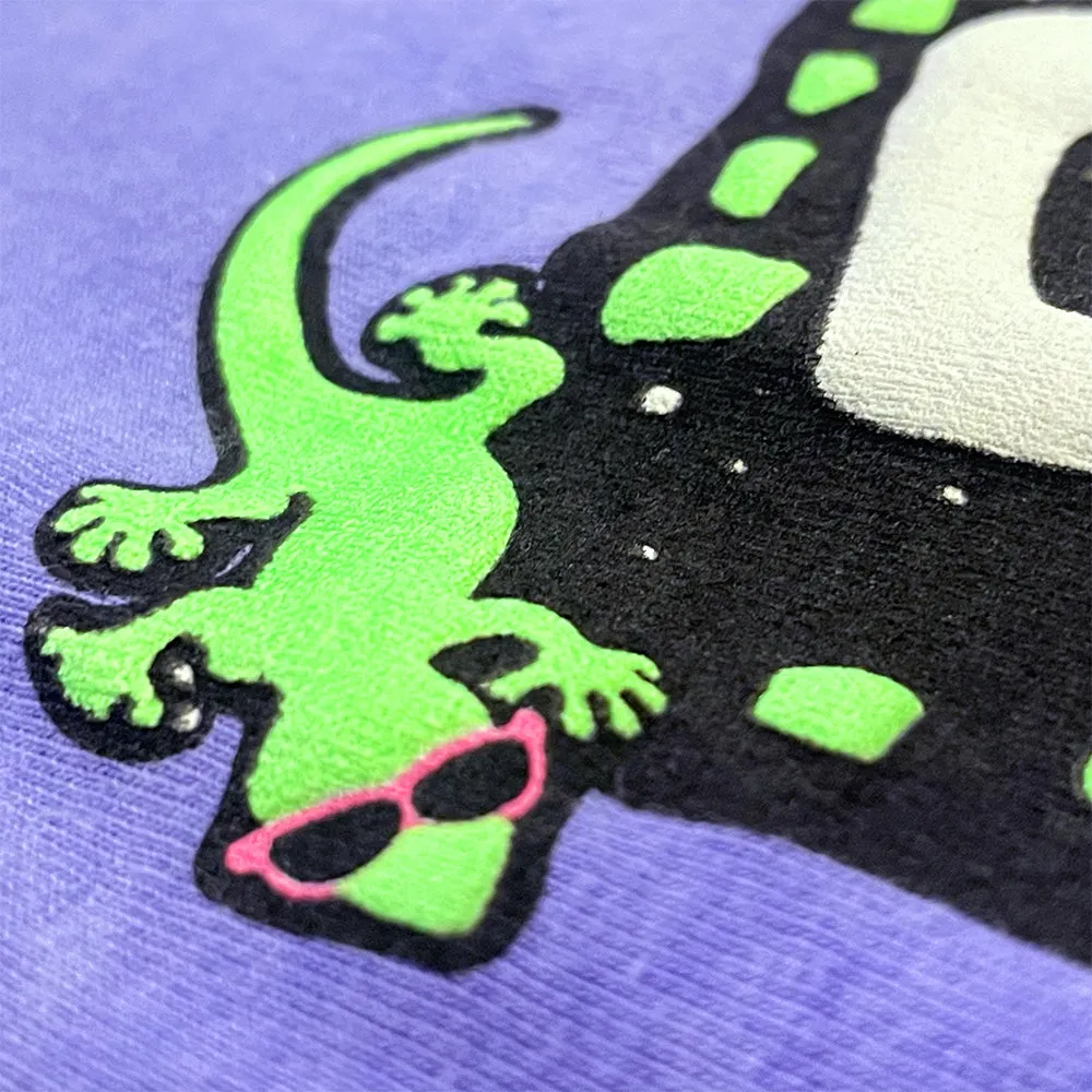 Gecko Beach Patrol - Purple-to-Pink Hyper Tee