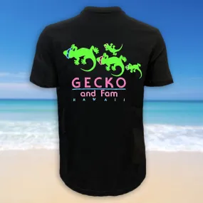 Gecko Fam Black Tee