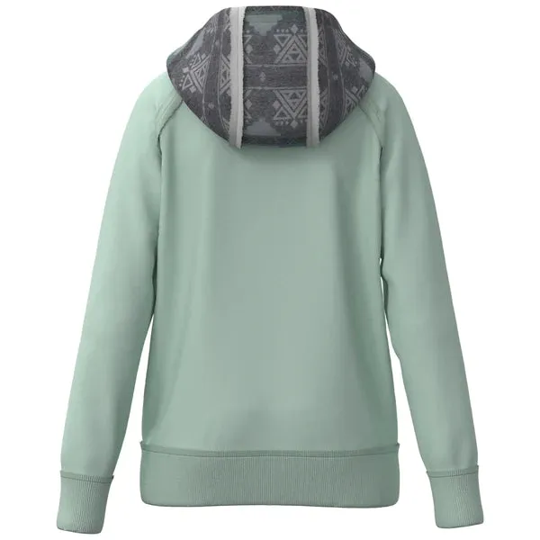 Girl's Hooey Chaparral Teal Aztec Hoodie