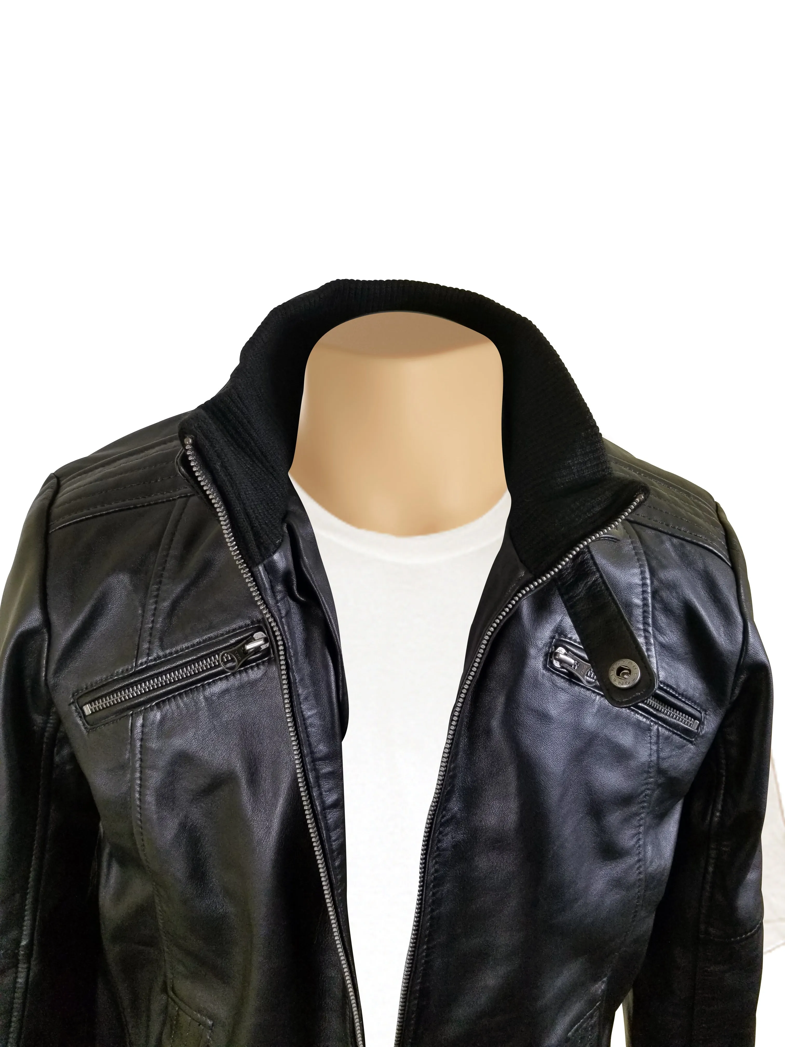 Greig's bomber style jacket with ribbed collar and cuffs