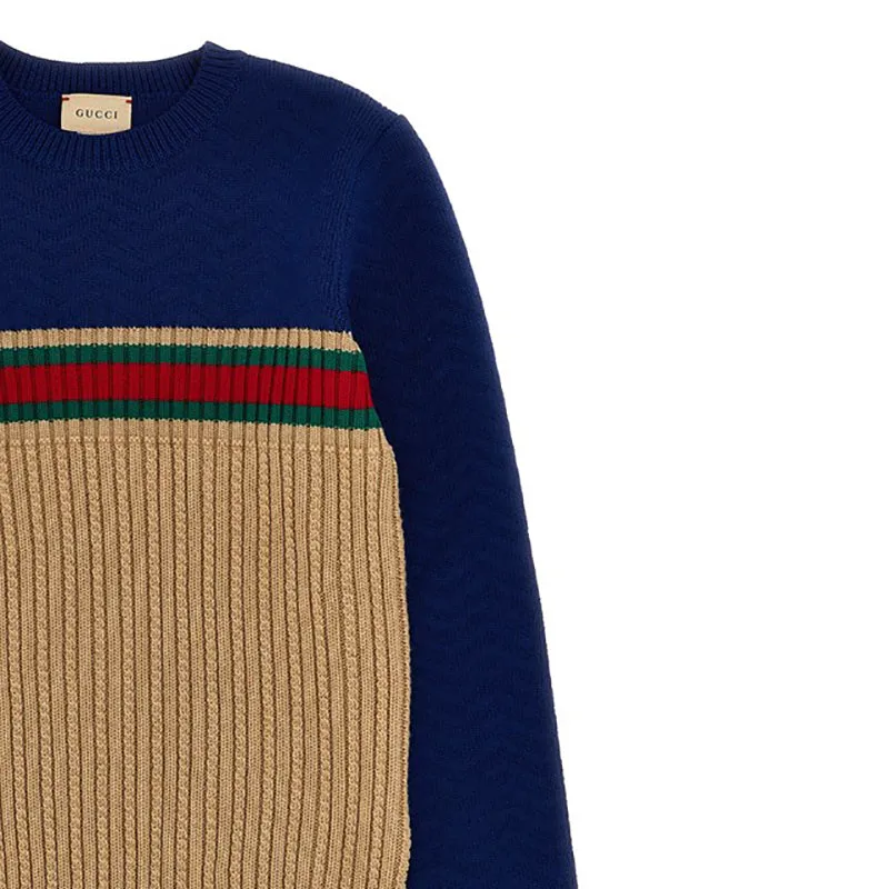 GUCCI Web Ribbon Sweater