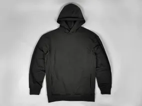 HEAVY 350G HOODIE. BLACK.