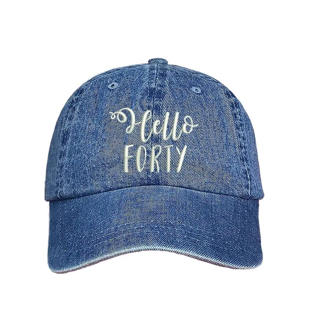 Hello Forty Baseball Hat