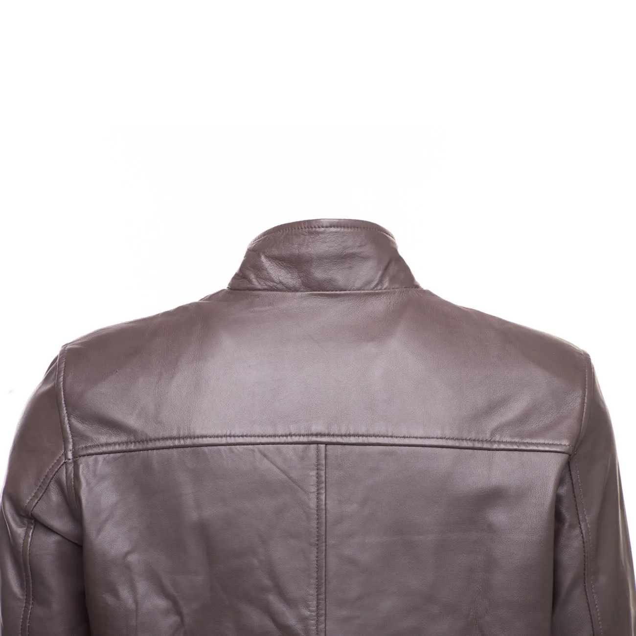 Henry Mateo Dark Brown leather jacket