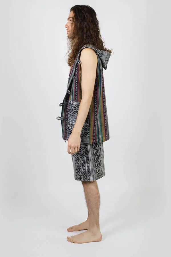 Hitchhiker Hippie Gheri Hooded Vest