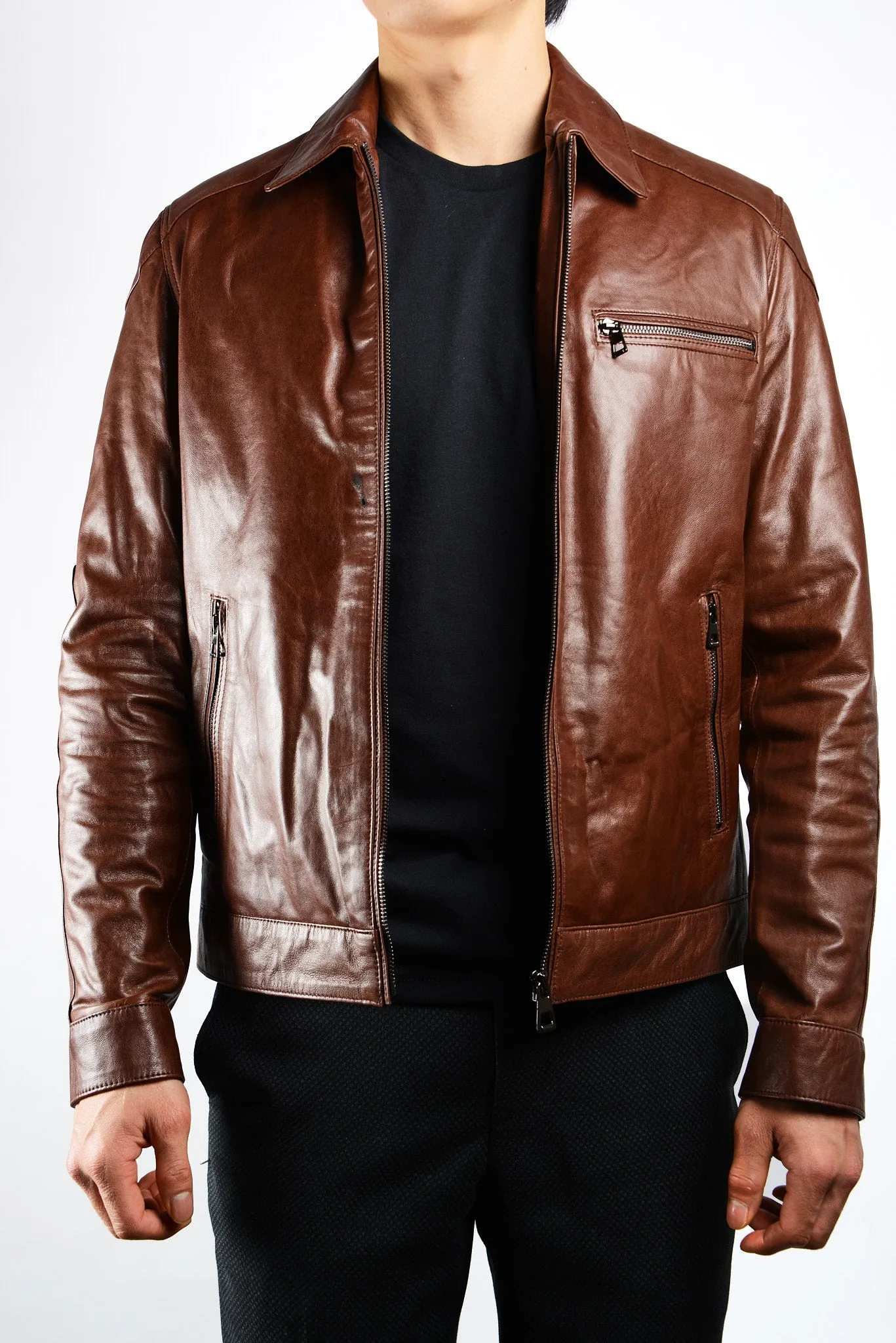 Holloway Bomber Leather Jacket