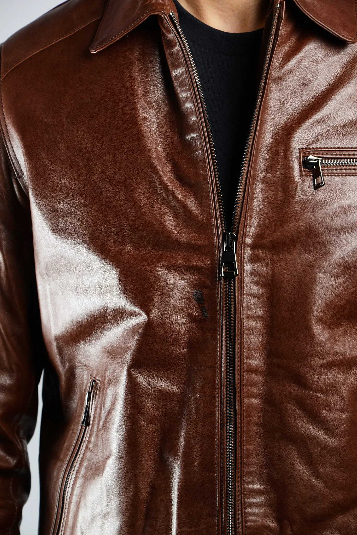 Holloway Bomber Leather Jacket