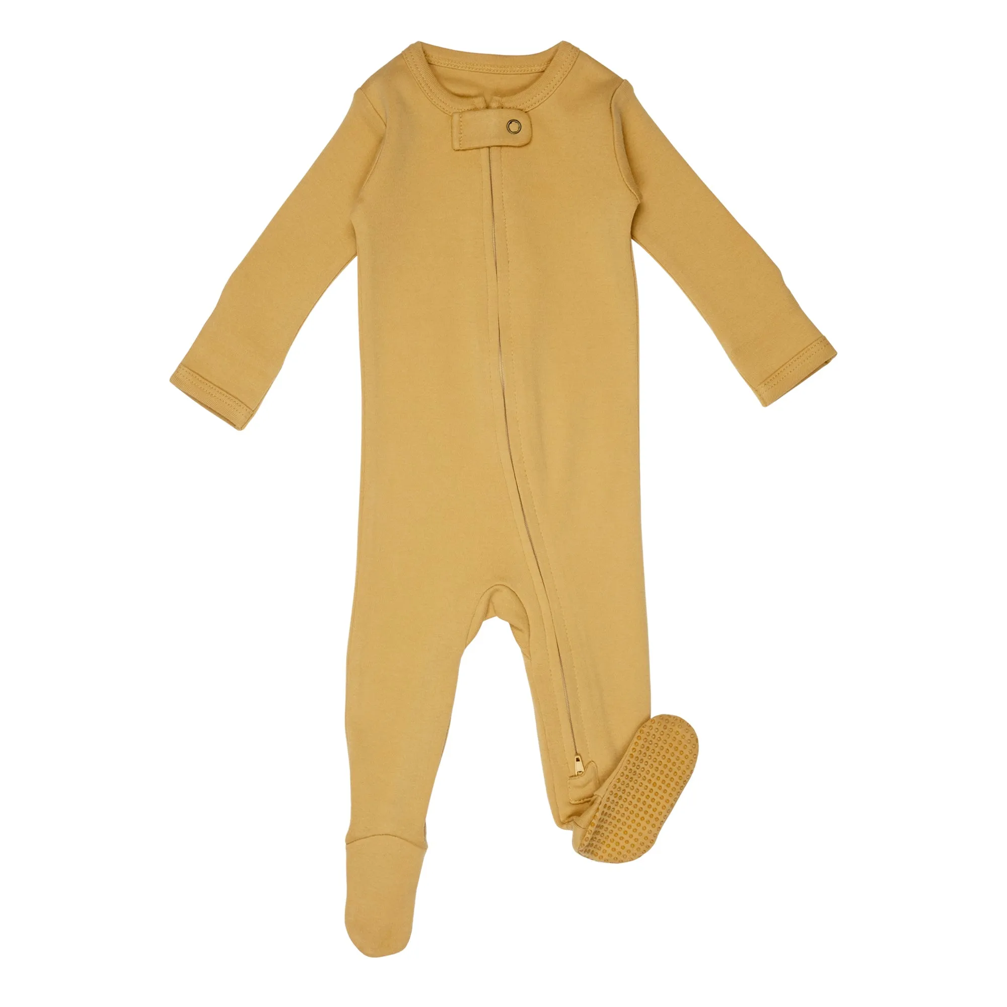 Honey Organic Zipper Footie