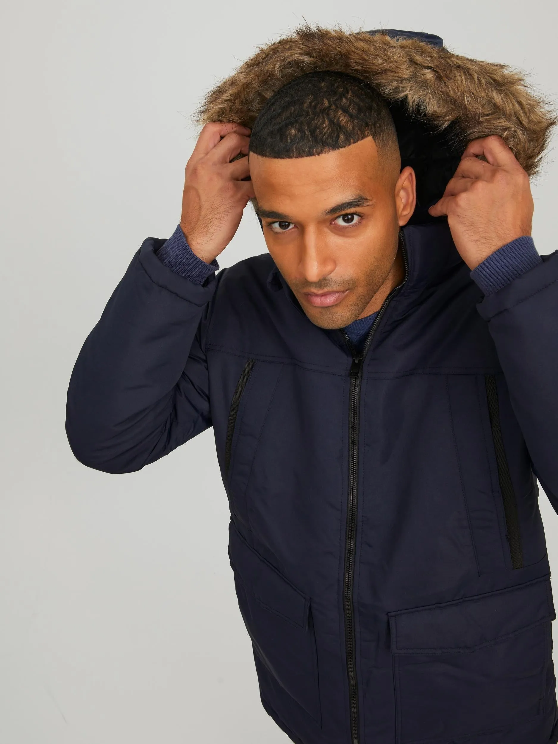 Jack & Jones Craft Parka-NAVY BLAZER