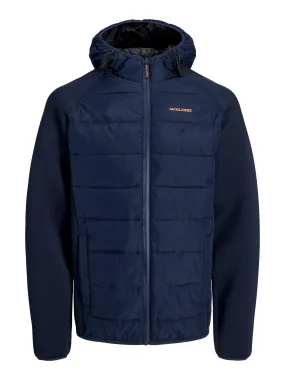 Jack & Jones Dust Hybrid Jacket-NAVY BLAZER