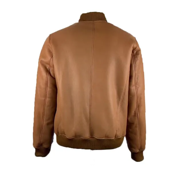 Jonathan Tan shearling bomber jacket