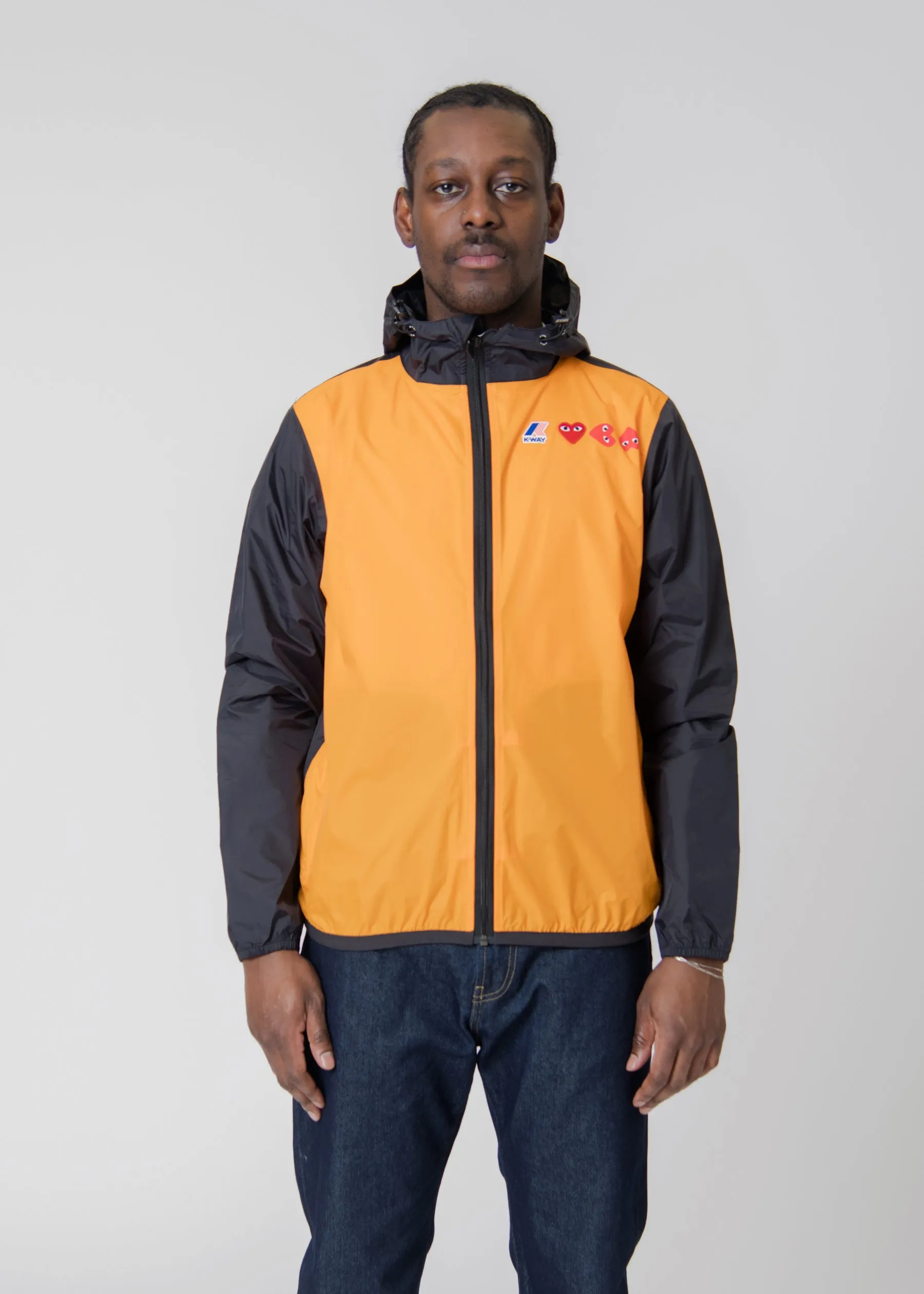 K-WAY Full-Zip Jacket Orange/Black J505-1