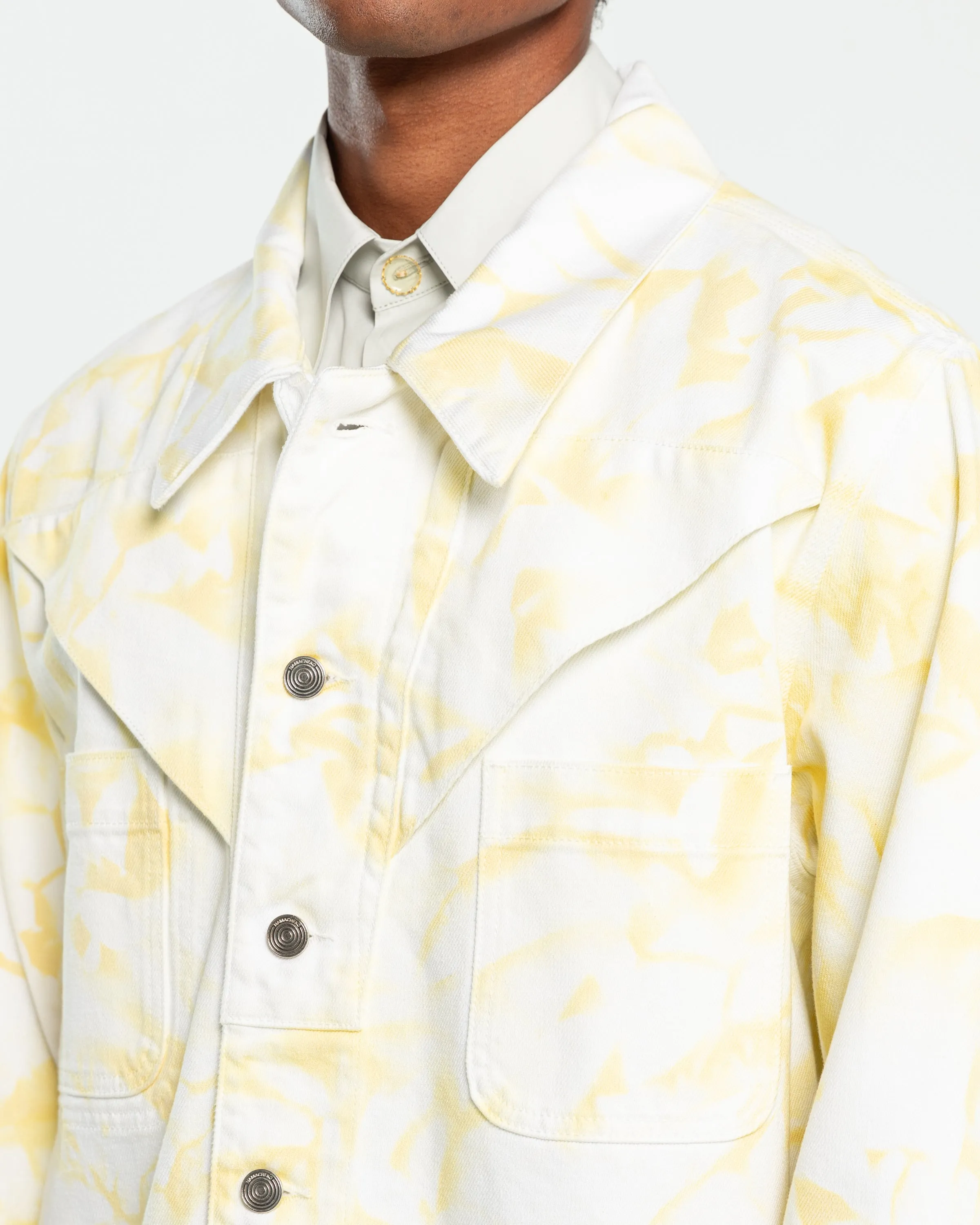 Kalbum Denim Jacket in Napels Yellow