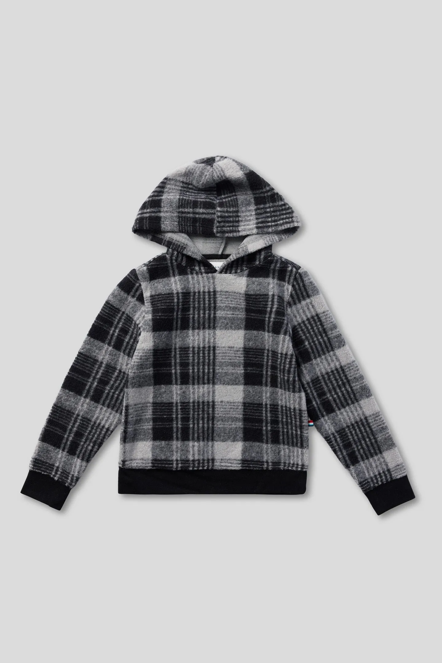 Kids Plaid Pullover Hoodie