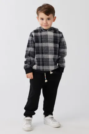 Kids Plaid Pullover Hoodie