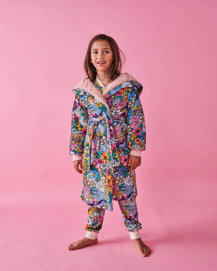 Kip & Co KIDS | Bliss Floral Kuddle Kids Robe