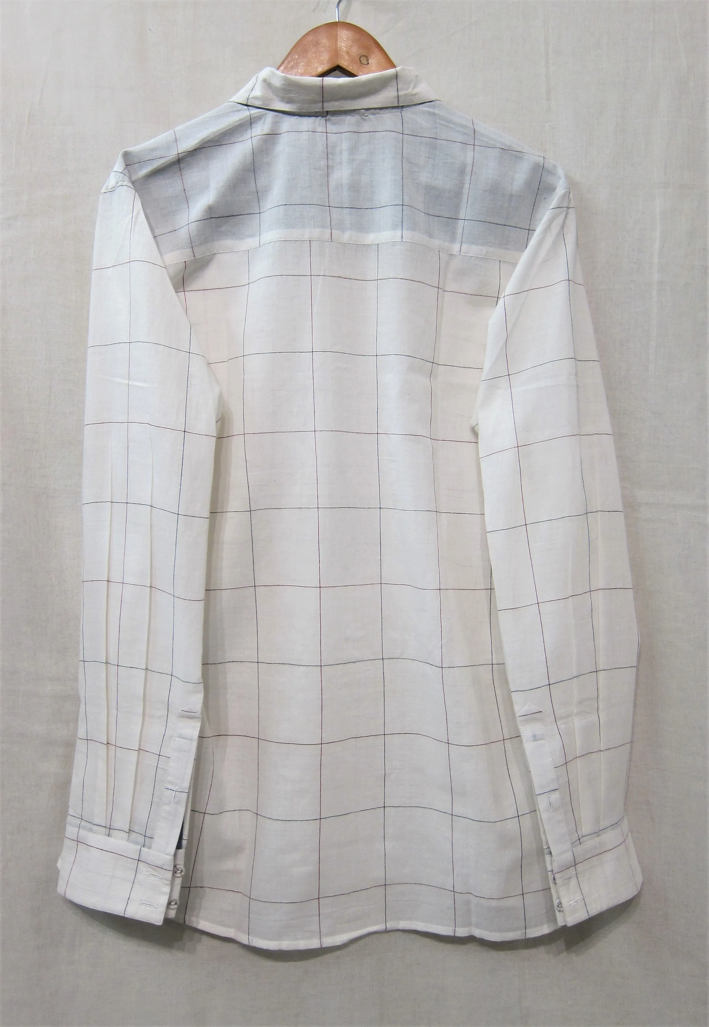 Kora Check Shirt With Regular Shirt Collar