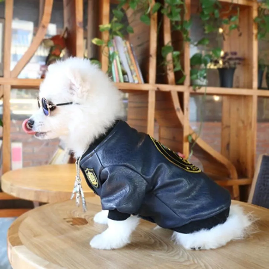 Leather Pet Jacket