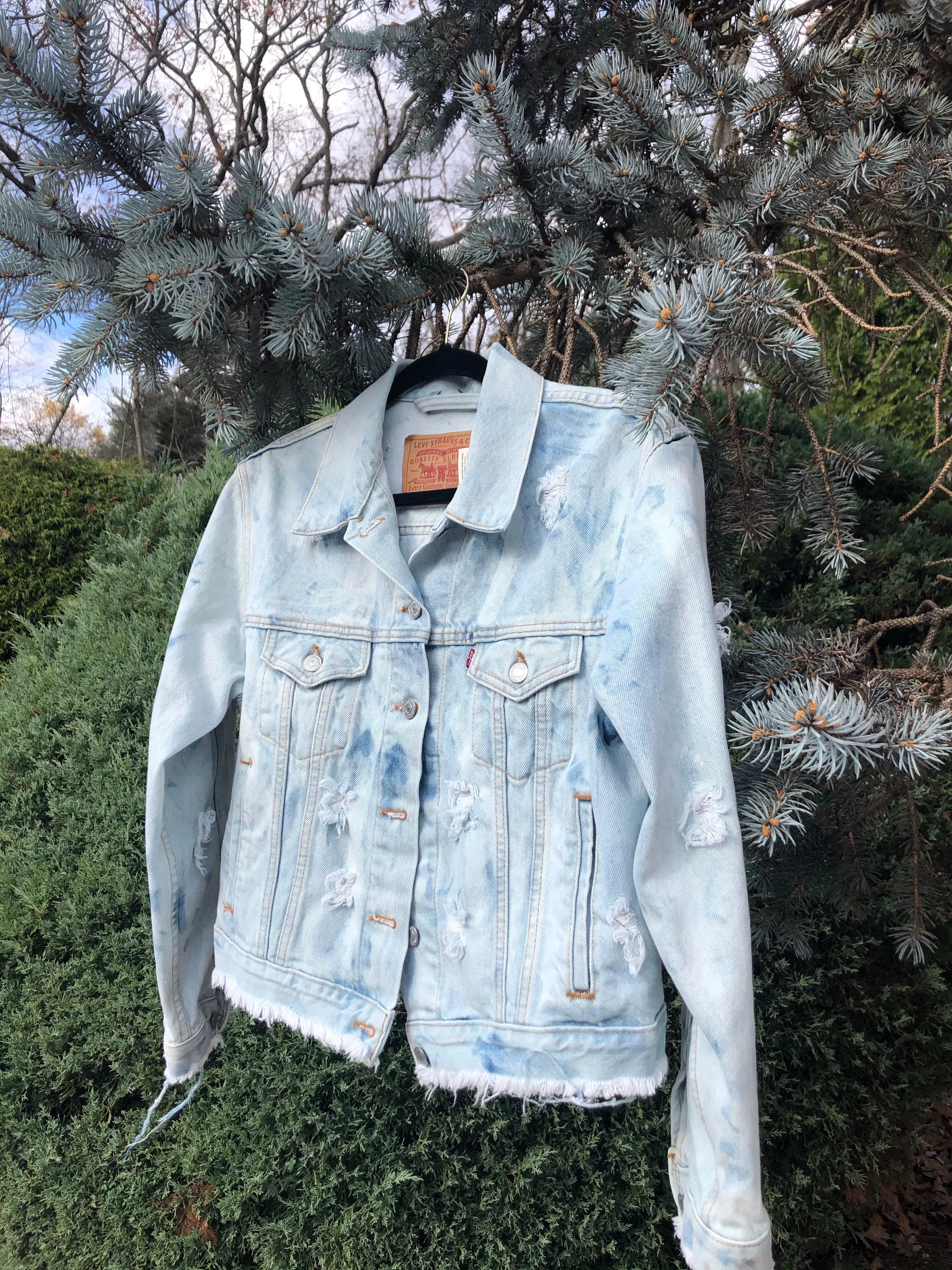 LEVIS Deconstructed Speckled Jacket