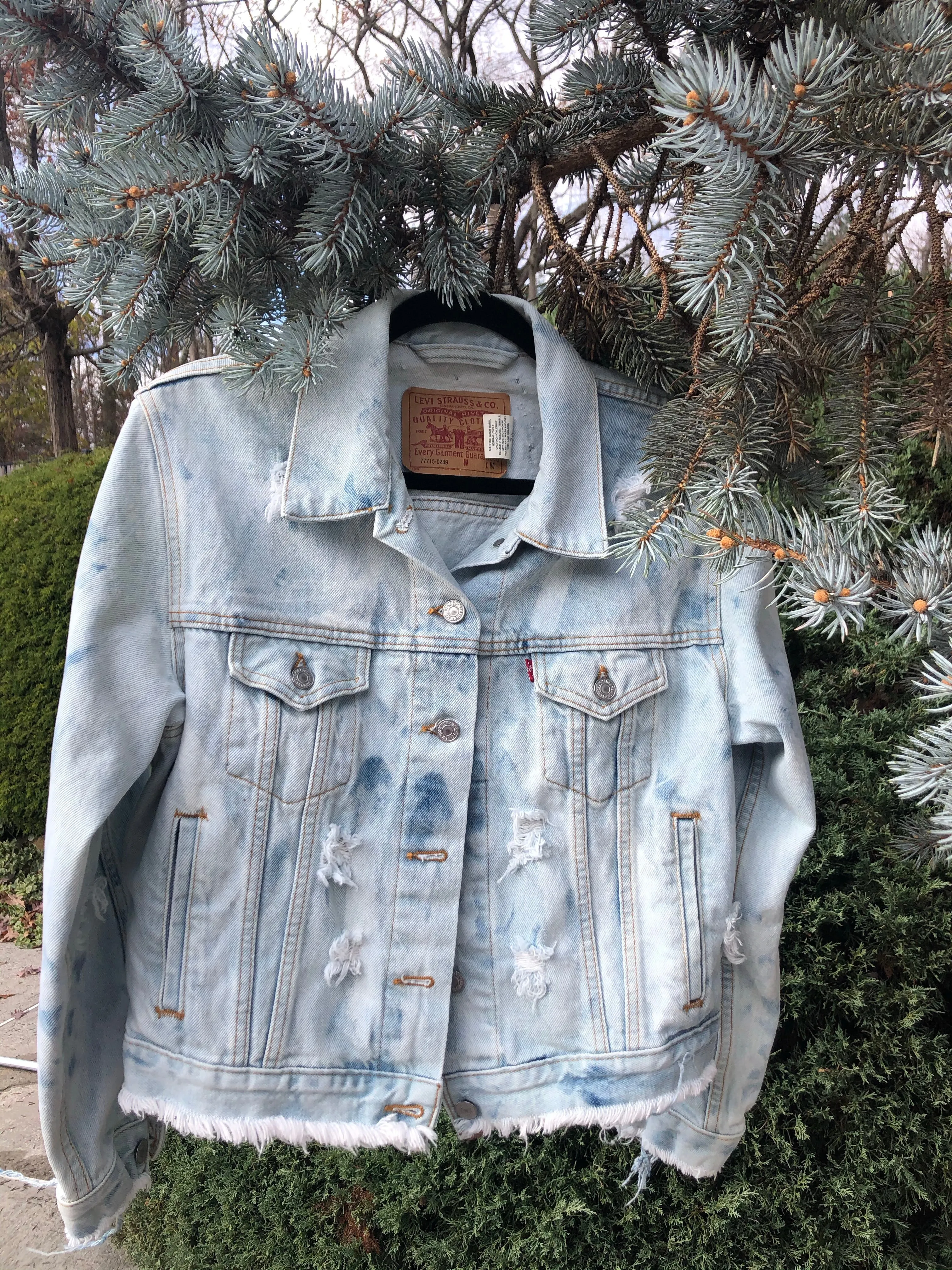 LEVIS Deconstructed Speckled Jacket