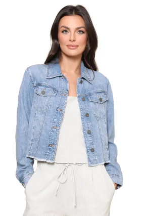 Light Wash Trucker Denim Jacket