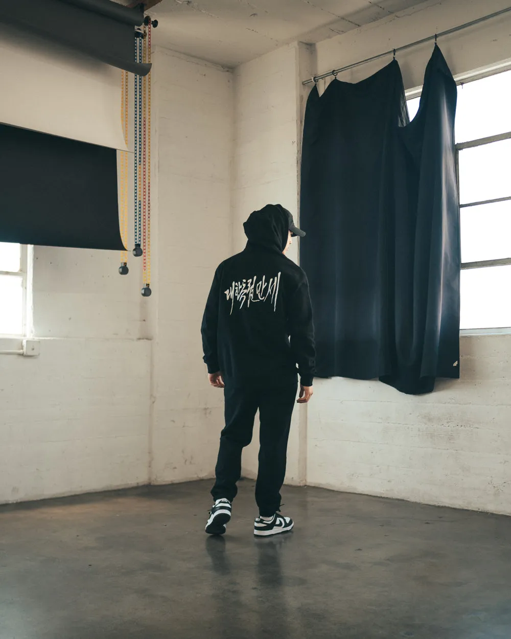 LONG LIVE INDEPENDENCE OF KOREA HOODIE (BLACK)