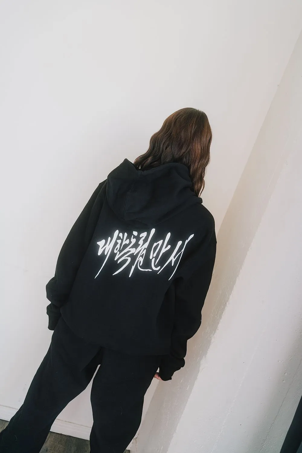 LONG LIVE INDEPENDENCE OF KOREA HOODIE (BLACK)