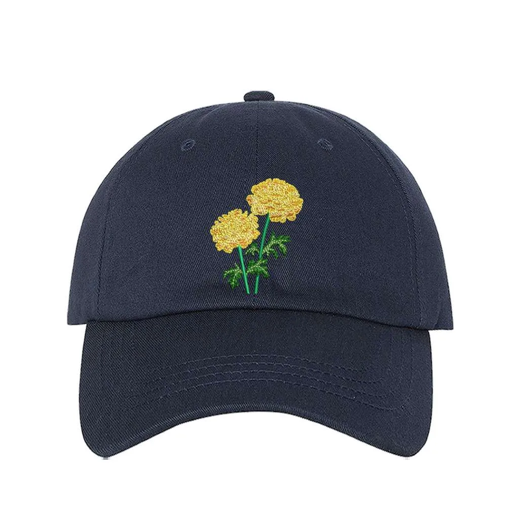 Marigold Flower Baseball Hat