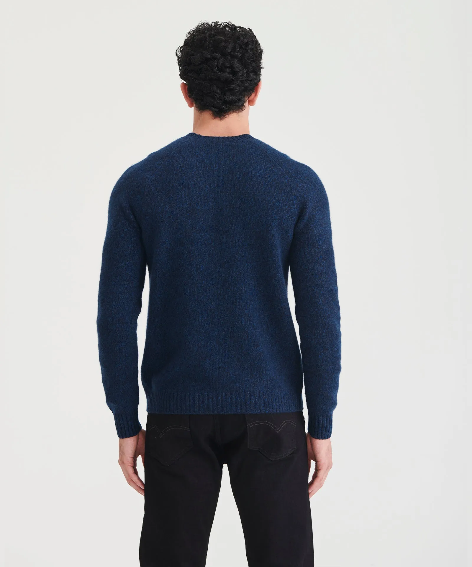 Marled Reclaimed Cashmere Crewneck Sweater