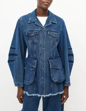 Marques Almeida Denim Cargo Jacket - Small