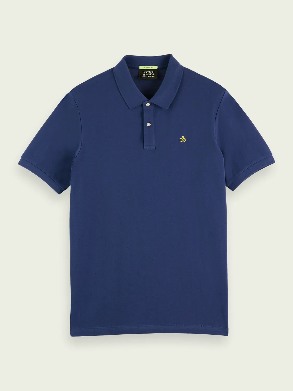 Mens Essentials Organic Cotton Pique - Marine