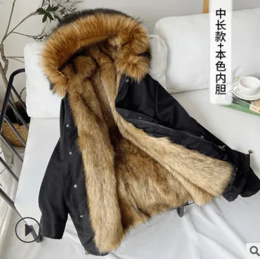 Men's Fur Coat Winter High Quality