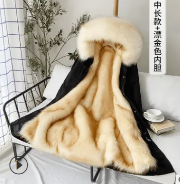 Men's Fur Coat Winter High Quality