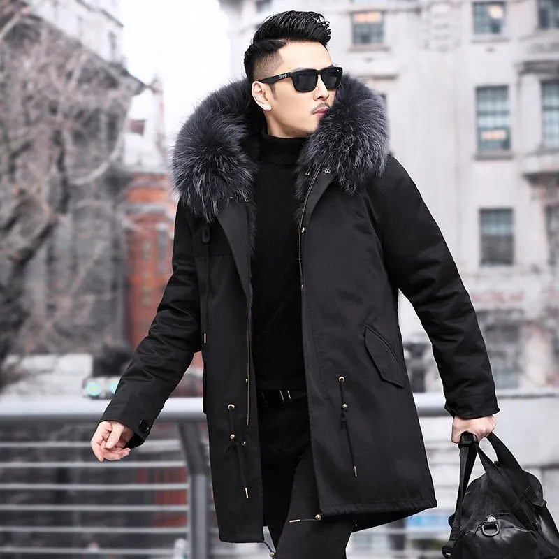 Men's Fur Coat Winter High Quality