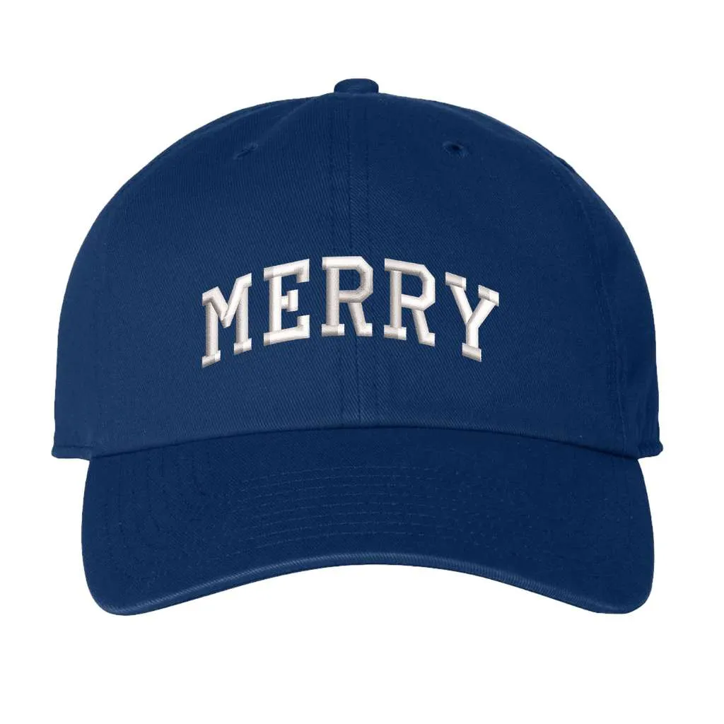 Merry Baseball Hat | Christmas Baseball Cap