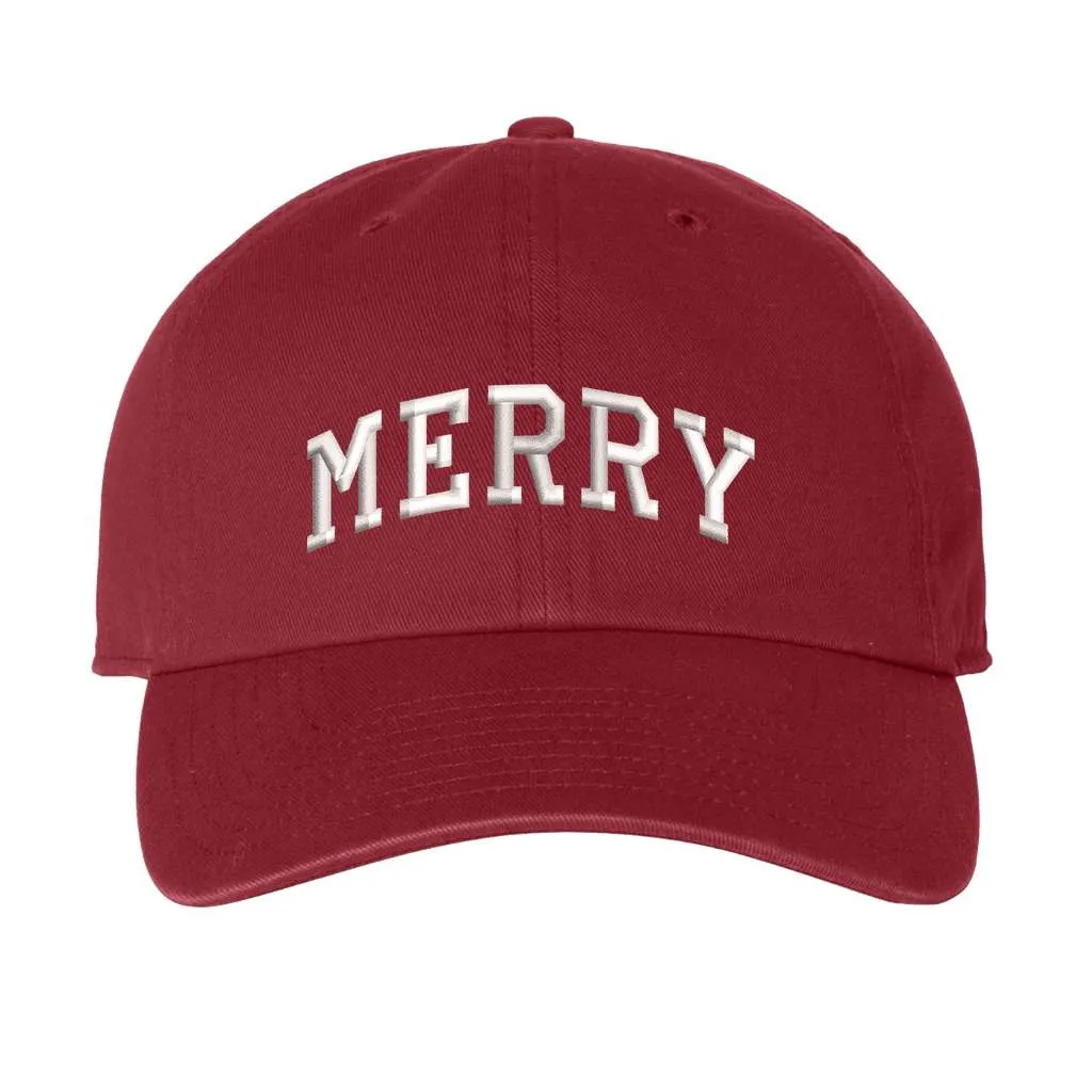 Merry Baseball Hat | Christmas Baseball Cap