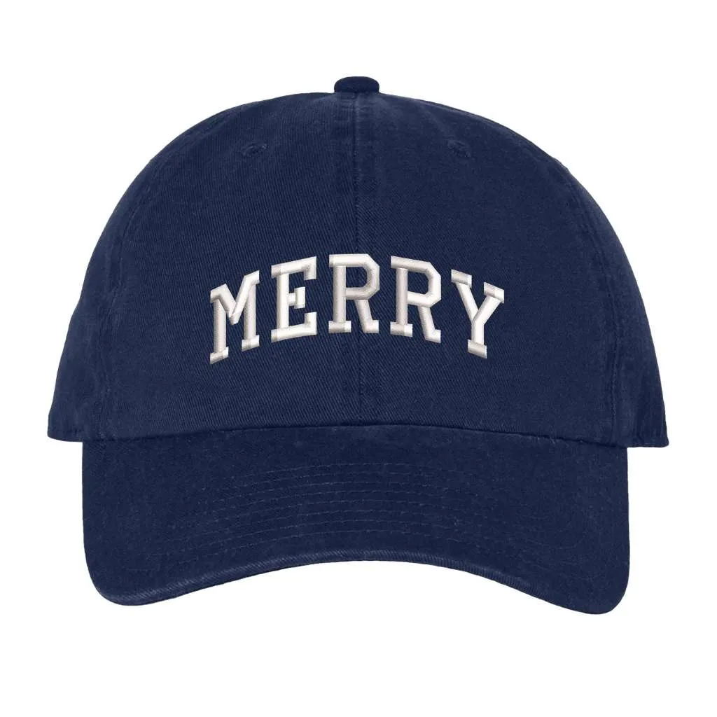 Merry Baseball Hat | Christmas Baseball Cap