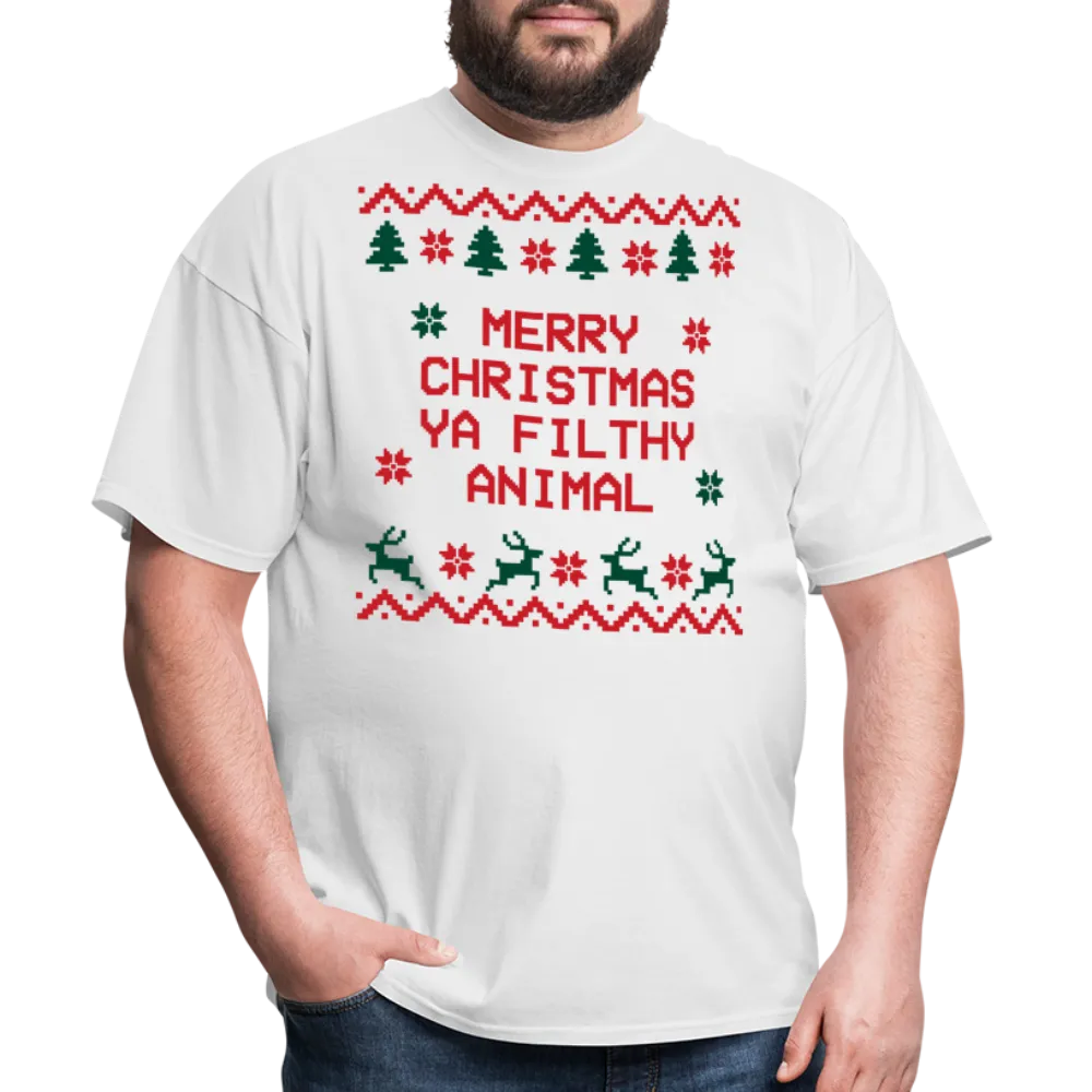 “Merry Christmas Ya Filthy Animal”-Unisex Classic T-Shirt