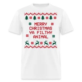 “Merry Christmas Ya Filthy Animal”-Unisex Classic T-Shirt