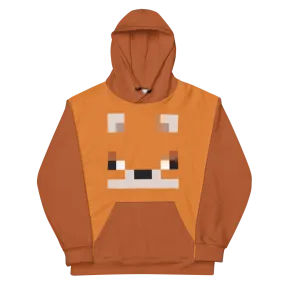 Minecraft Fox Adult Pullover Hoodie