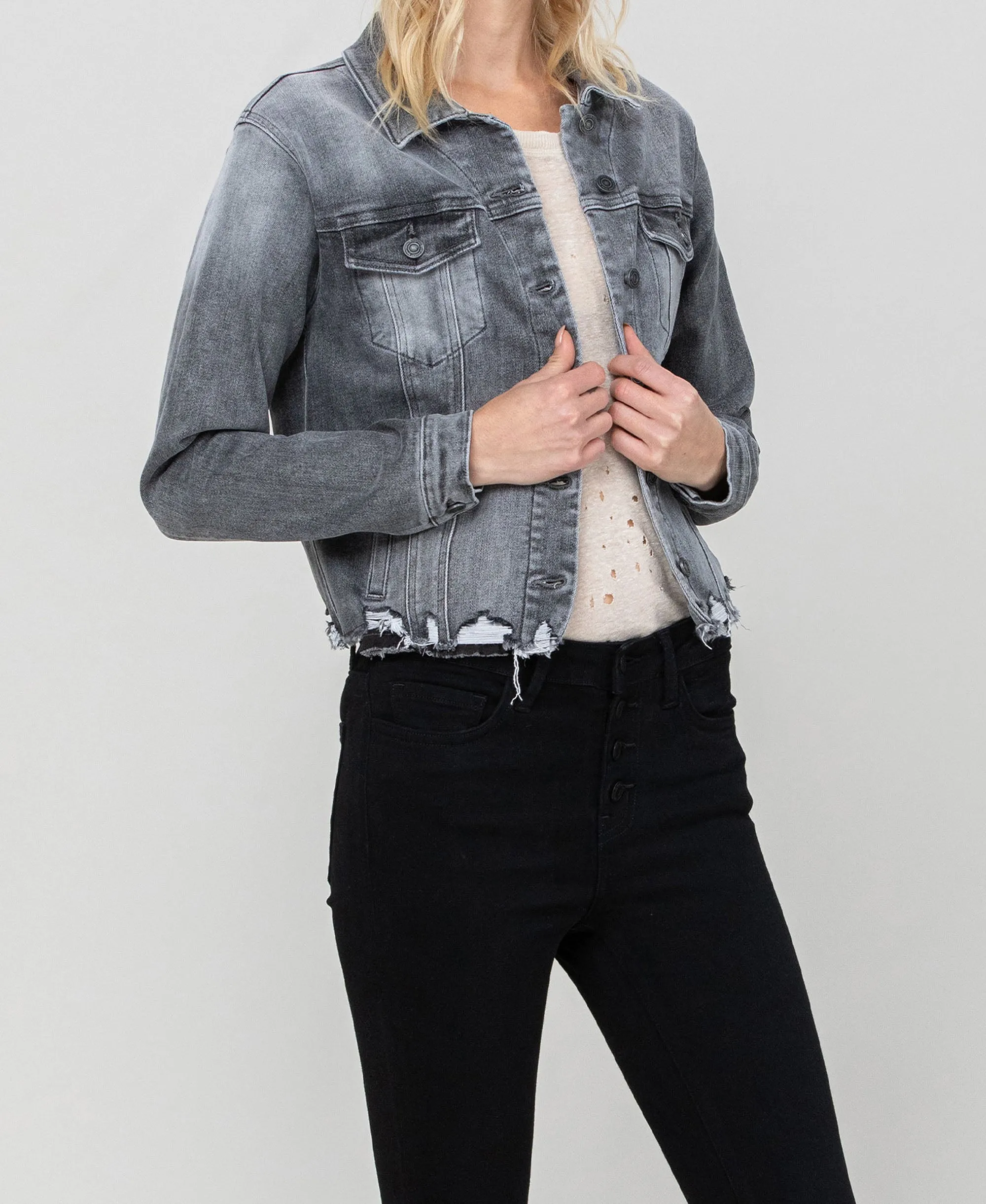 Morning Tea - Stretch Classic Fit Denim Jacket