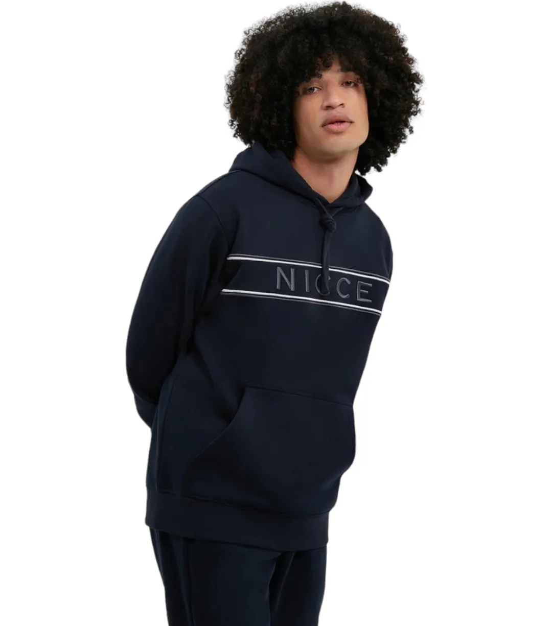 Nicce Cedar Hoodie - Navy