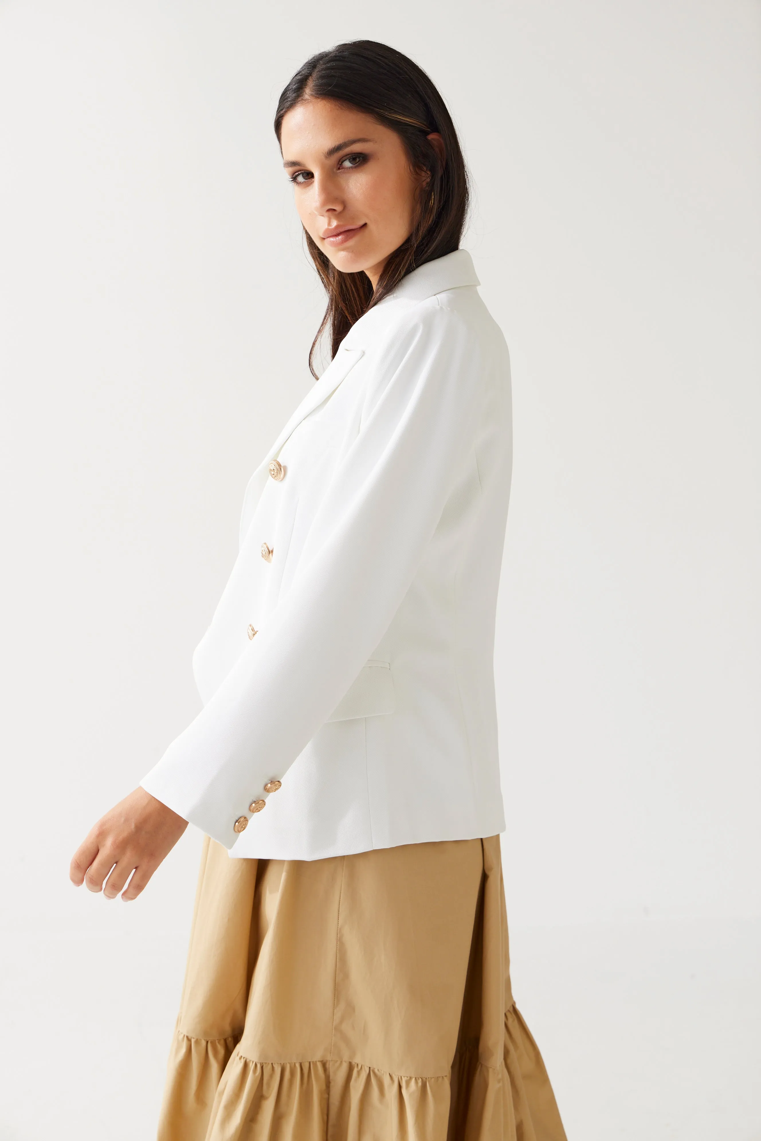 Nina Blazer | White