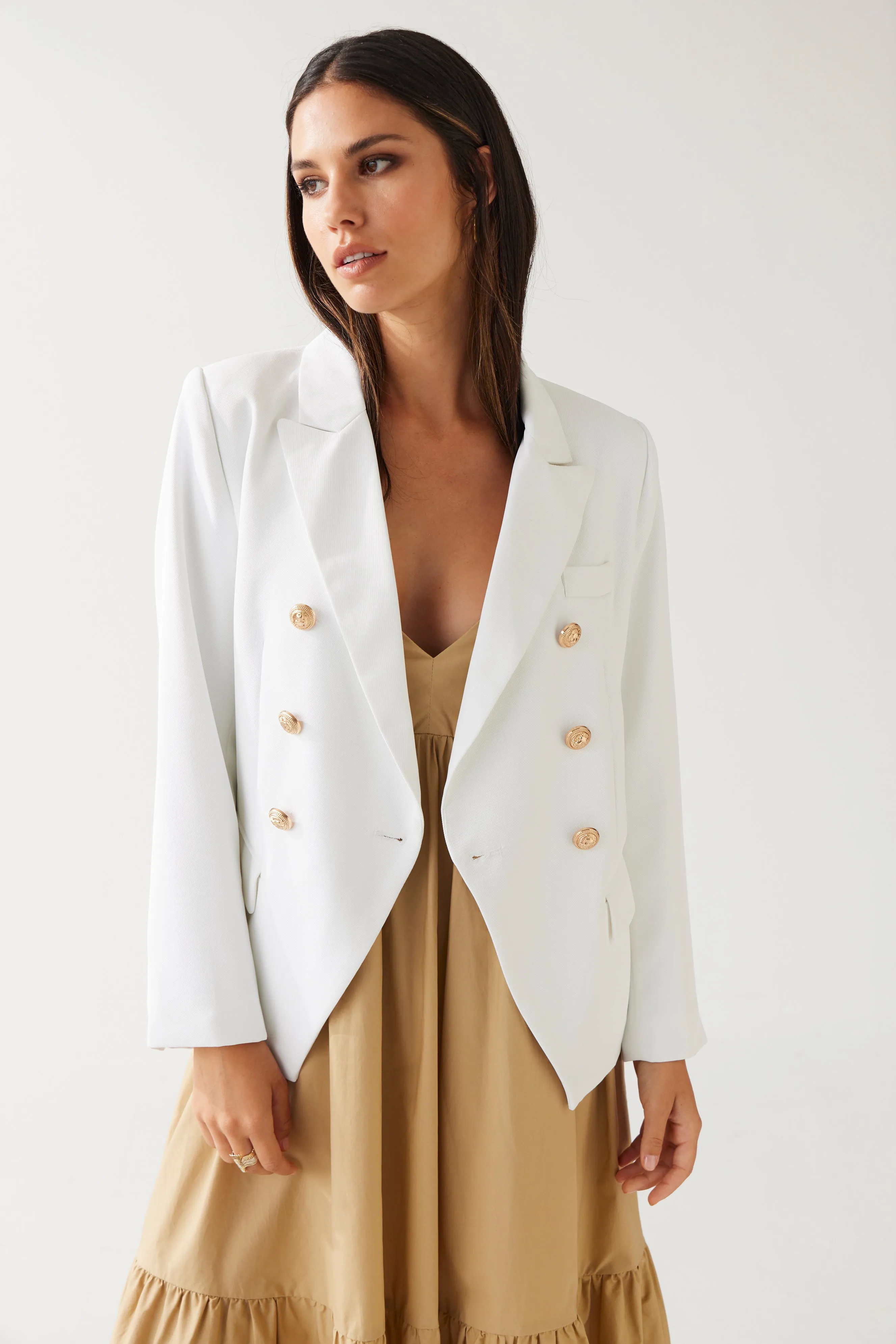 Nina Blazer | White