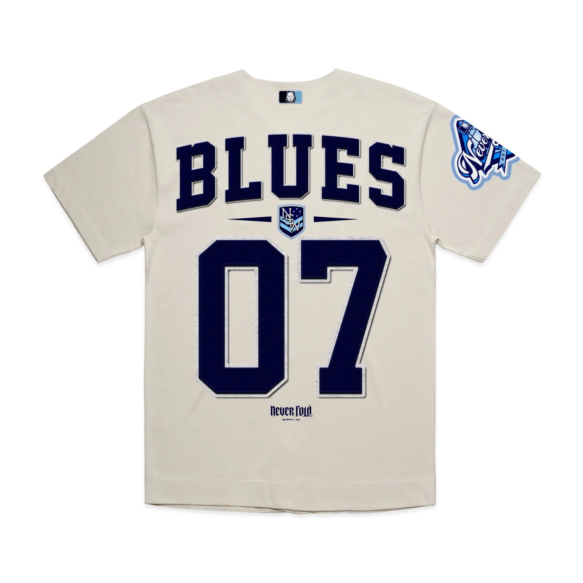 NSW Heavy Hitter Baseball Jersey - Bone